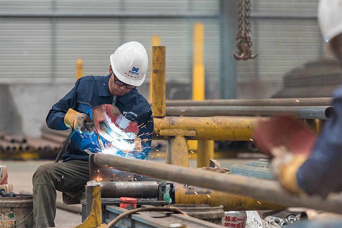 青海网架焊接车间